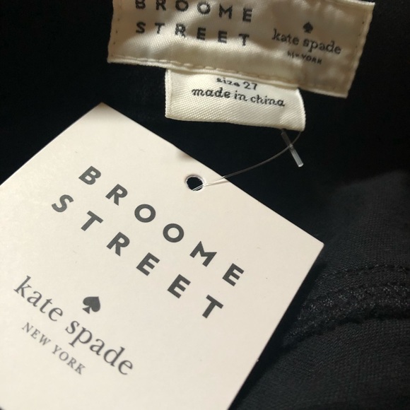 Kate Spade diamond cigarette cropped pants sz4 - Picture 2 of 3